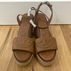 tory burch espadrille wedges size 8.5